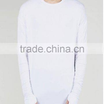 2016 Summer Long Sleeve t Shirt Extended t Shirt Sport Hip Hop Oversized t Shirt Streetwear Loose Tee Shirt photo-3