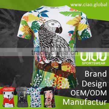 Ciao Original Heat Transfer T-shirt Manufactures in Guangzhou for Retailer