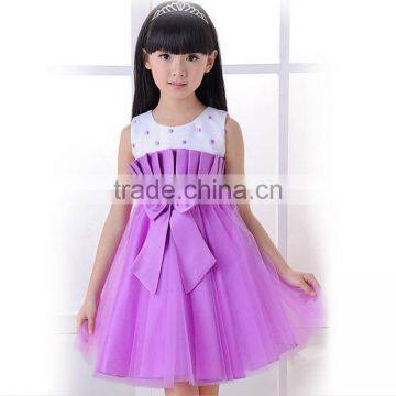 MGOO New Arrival Casual Baby Girl Satin Dresses Foshan Girl Dresses Sweet Korea Style Dresses MGT028-1 photo-6