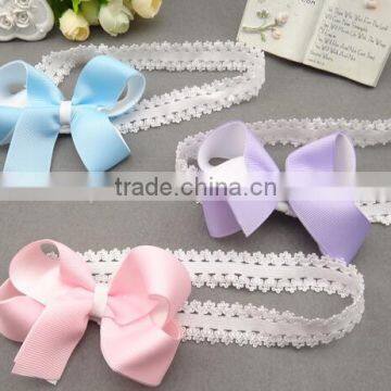 2017 Cute New design Elastic baby headdress Candy bow-knot hair band