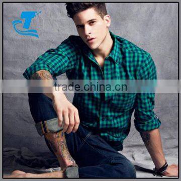 New Fashion Fall Winter Men Casual Plaid Shirt Long Sleeve Slim Fit Flannel Man Clothes Mens Shirts