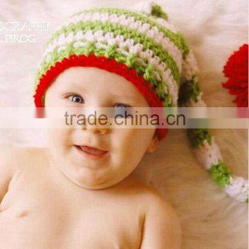 Fashion Crochet Christmas Hat Crochet Baby Sleep Hat photo-4