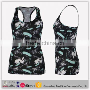 Custom Hot Sales Black Latest Design Girls Tank Top Breathable Yoga Wear Colorful Running Singlet For Ladies Summer photo-5