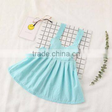 Girls Fancy Cotton Dress Style Fashion Boutique Girl Dress Clothing Halter Clothing