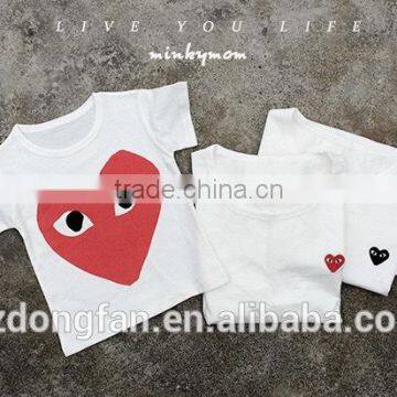China Guangzhou Garment Manufacture Custom t Shirt Printing 100% Cotton Kid's White T-shirt Boutique Clothing photo-5