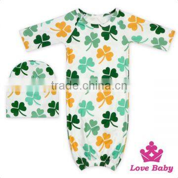 Soft Baby Boutique Outfits Newborn Night Suit With Hat Punjabi Suits With Patiala Salwar Kameez photo-6