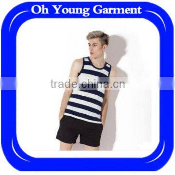 Factory Price Wholesale Gym Stringer Mens Tank Top photo-3