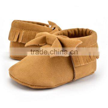 S60227B Baby New Grinding Baby Shoes Prewalker Bowknot Baby Shoes photo-3