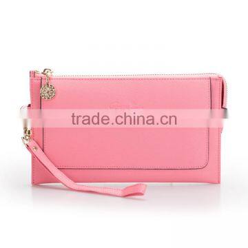 Wholesales Guangzhou Genuine Cow Leather Ladies Envelope Clutch Bag Women Clutch HandBag photo-4