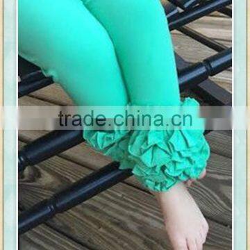 Wholesale Ruffle Raglan Icing Ruffle Pants Solid Color Triple Ruffle Leggings Pants Sew Sassy Icing Leggings photo-2