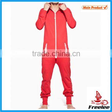 2015 Slim fit onesie jumpsuit, adult onesie 100 cotton