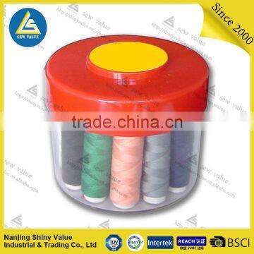 Octahedron Plastic Novelty Sewing Kit Box With Needle Case on the Top photo-4