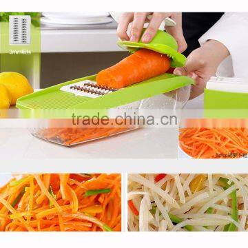 Kitchen Accessories Cooking Multi-functional Fruit Vegetable Cutter Slicer 4 Interchangeable Stainless Steel Blades Tools KC1340 photo-4