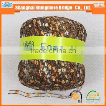 China Knitting Yarn Supplier Cheap Wholesale Fancy Ladder Yarn Necklace Yarn