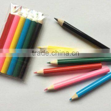 mini promotional basswood color kids pencil set