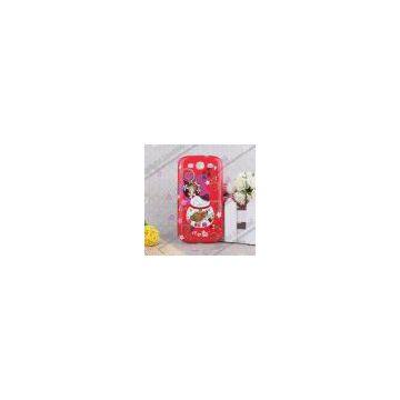 Japanese New Year Cute Maneki Neko TPU Cases Cover For Samsung Galaxy S3/I9300