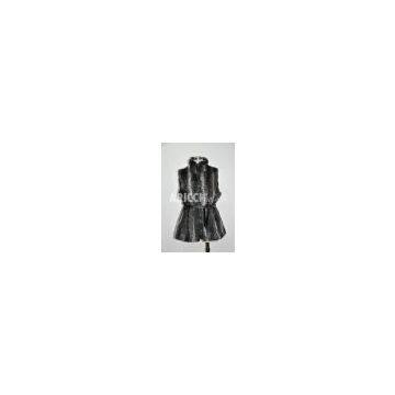 Faux fur vest, fake fur vest, artificial fur vest AR-5666