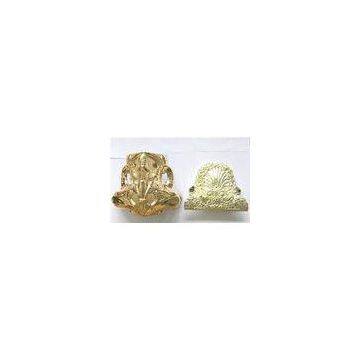 Golden color casket hardware  PP or ABS Corner in funeral - Flower set