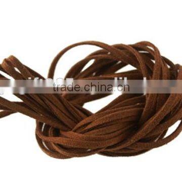 Chocolate Brown Faux Suede Leather Cord 3mm DIY Cord Supplies