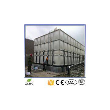 Square Sectional Fiberglass Grp Smc Frp Panel Water Storage Tank