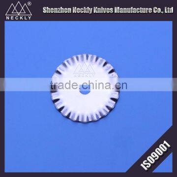 45MM rotary cutter blade fit for Olfa, clover and more,wheel cutter with key hole