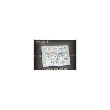 Gas Station Metal Keypad , water resistant stainless steel keypad