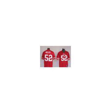 NFL Jerseys San Francisco 49ers #52 Patrick Willis Red/ white color