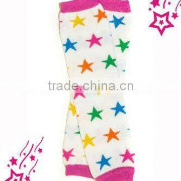 2014 baby leg warmers colorful star pattern