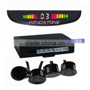 Black Car Rear sensor Parking Reverse 4 Sensor & LED Displayer/rear beep sensor for car parking