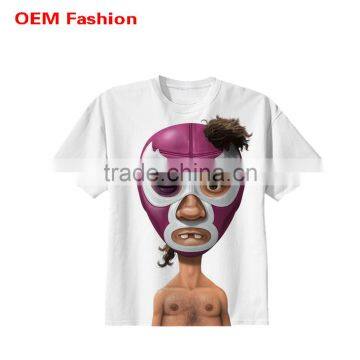 white 3d printing t shirt china factory