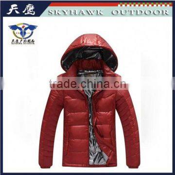 New Oem Men Winter Duck Down Jacket Quilted Panel