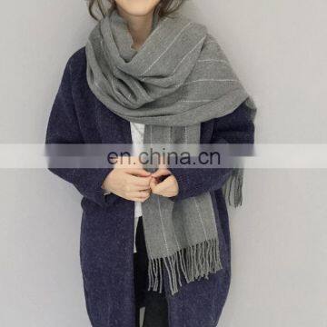 Cashmere Scarf Lady Vertical Stripe Dotted Line Fashionable Scarf