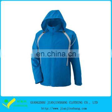 High Quality Waterproof Mens Full Zip Sports Jacket With Custom Logo