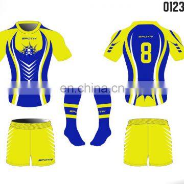 2016 New Custom Design Rugby Jersey With Sublimation