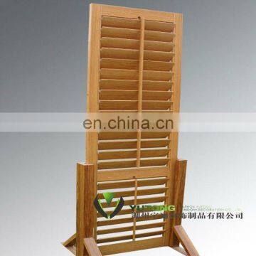 Bamboo window shutters