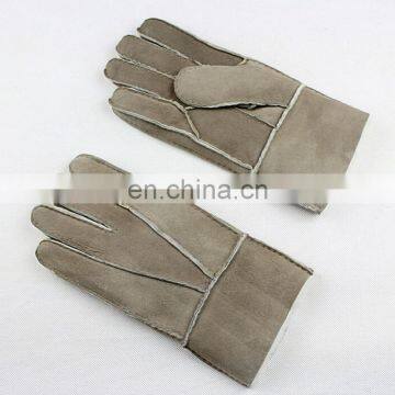 Thicker warm gloves genuine sheep fur gloves for men/women