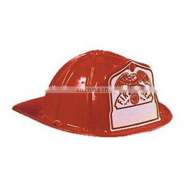 Accept customized logo fireman hat hot sale childrens plastic toy for party CH2073