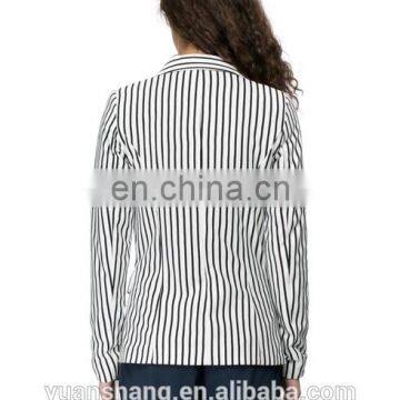 Stripe Blazer Fabric Women 2015 For Ladies Blazer Designs photo-4