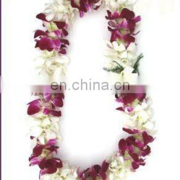 Orchid flower lei