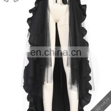 Gothic puffed long over-skirt