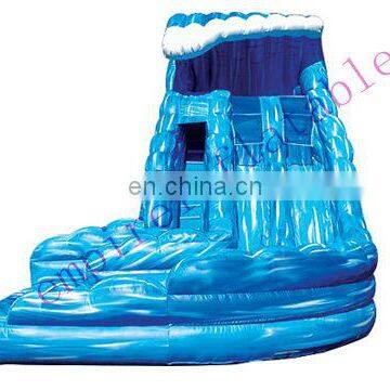 water wave inflatable slide, big inflatables, PVC water slide WS003