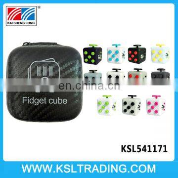 Many color style wholesale finger game anti stress magic cube