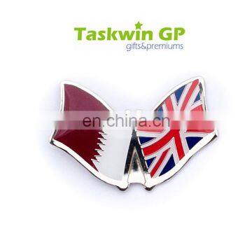 High quality die casting national flag metal military pin, Enamel custom metal badge for lapel