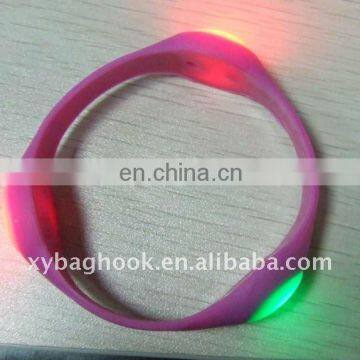 hot sale LED light silicone rubber wristband watch