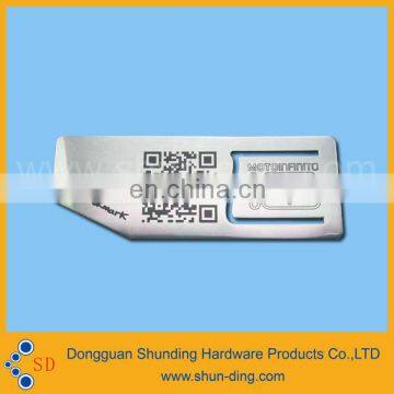 Hot selling discount low price Qr code metal label