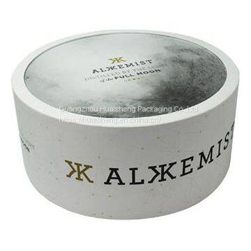 NEW LED DESIGN ROUND WINE PAPER BOX WITH CUSTOM LOGO