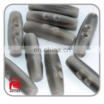 Nickle Free Customized 4CM - -5CM Shinny Grey Color Barrel Resin Polyester Toggle Used In Europe photo-4