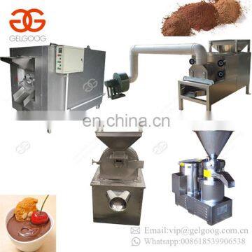 Groundnuts Roasting Cocoa Bean Peeling Cocoa Butter Making Machine