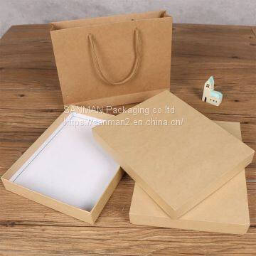 Happy birthday kraft paper packaging lid gift box