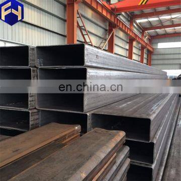 construction materials rectangular steel pipe/tube galvanized square box section china supplier